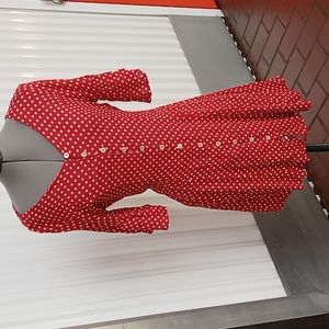 Nuon polka dot dress sz XL